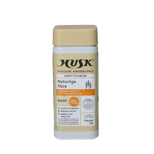 Billede af HUSK Psyl. Mavebal 120 stk DK 120 stk (varenr. 225943)