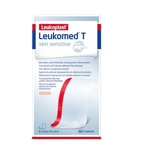 Billede af Leukomed T Skin Sensitive 5 stk., 8 x 15 cm (varenr. 226469)