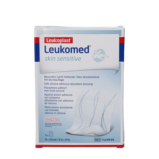 Billede af Leukomed Skin Sensitive 5 stk (8 x 10 cm) (varenr. 225550)