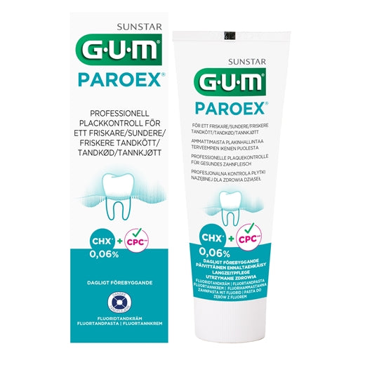 Billede af GUM Paroex Tandpasta 0,06 chx 75 ml (varenr. 228110)