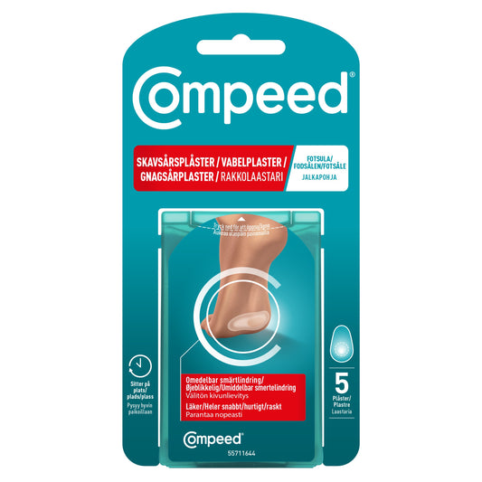 Billede af Compeed under fod vabler 5 stk (varenr. 228693)