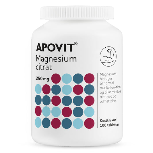 Billede af APOVIT Magnesiumcitrat 100 stk (varenr. 228897)