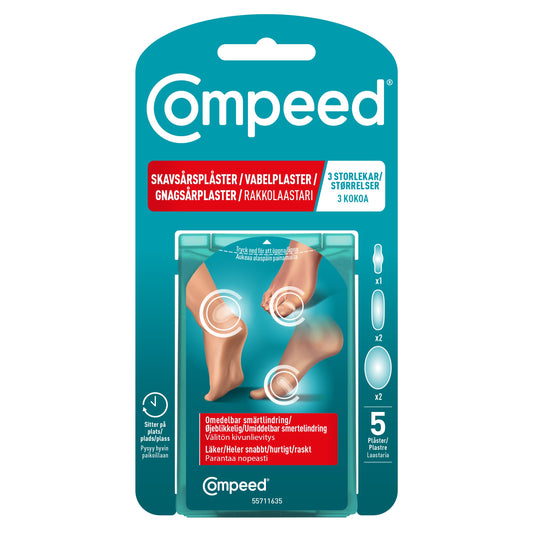 Billede af Compeed mix pakke 5 stk 5 stk (varenr. 228945)