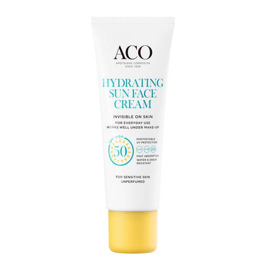 Billede af ACO Sun Face Hydrating SPF 50 40 ml (varenr. 229288)